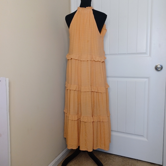 Talulah Mockingbird Tiered Cottagecore Halter Midi Dress Women's Sz Medium - Picture 4 of 10